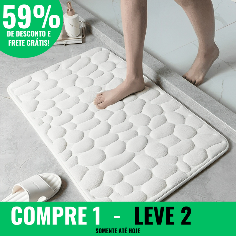 [COMPRE 1 E LEVE 2] ConfortLux™ - Tapete para Banheiro Antiderrapante